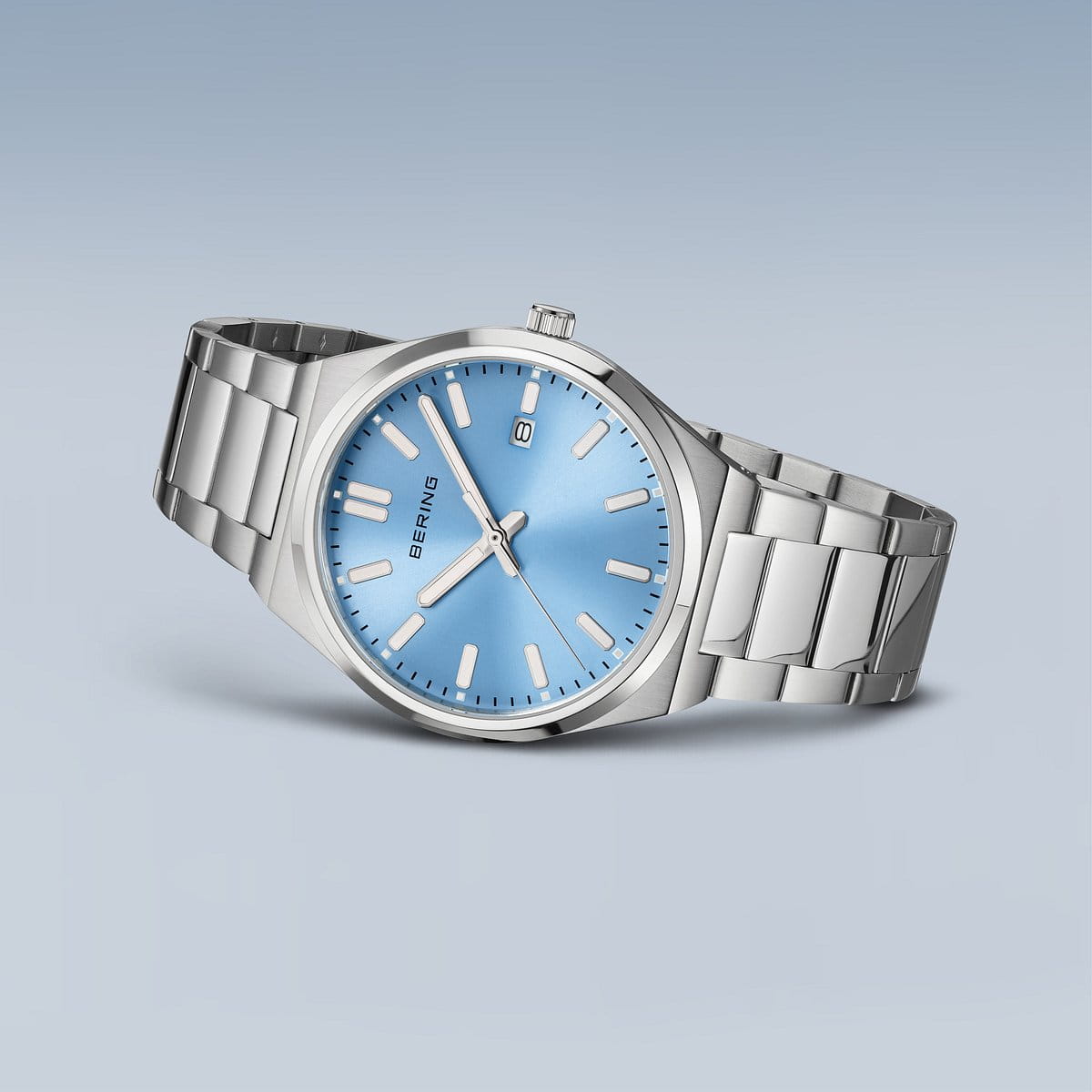 Classic Bering Polished Silver Bracelet Watch