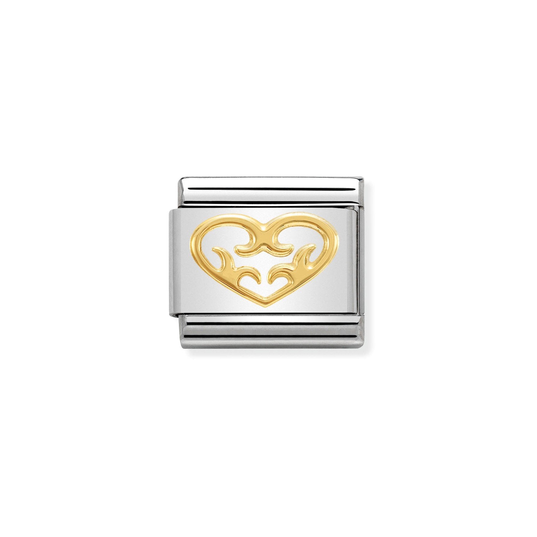NOM OPEN GOLD DECOR HEART - ELEGANCE