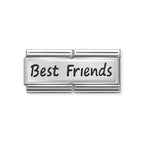 330710/03 NOMINATION DOUBLE ENGRAVED BEST FRIENDS SILVER CHARM