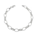 SILV TWIST ROPE OVAL LINK & BELCHER LINK B'LET