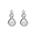 SILV ZIRC DIAMONFIRE PAVE INFINITY DROP ERS