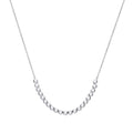 SILV ZIRC DIAMONFIRE HALF TENNIS BEZ PENDANT