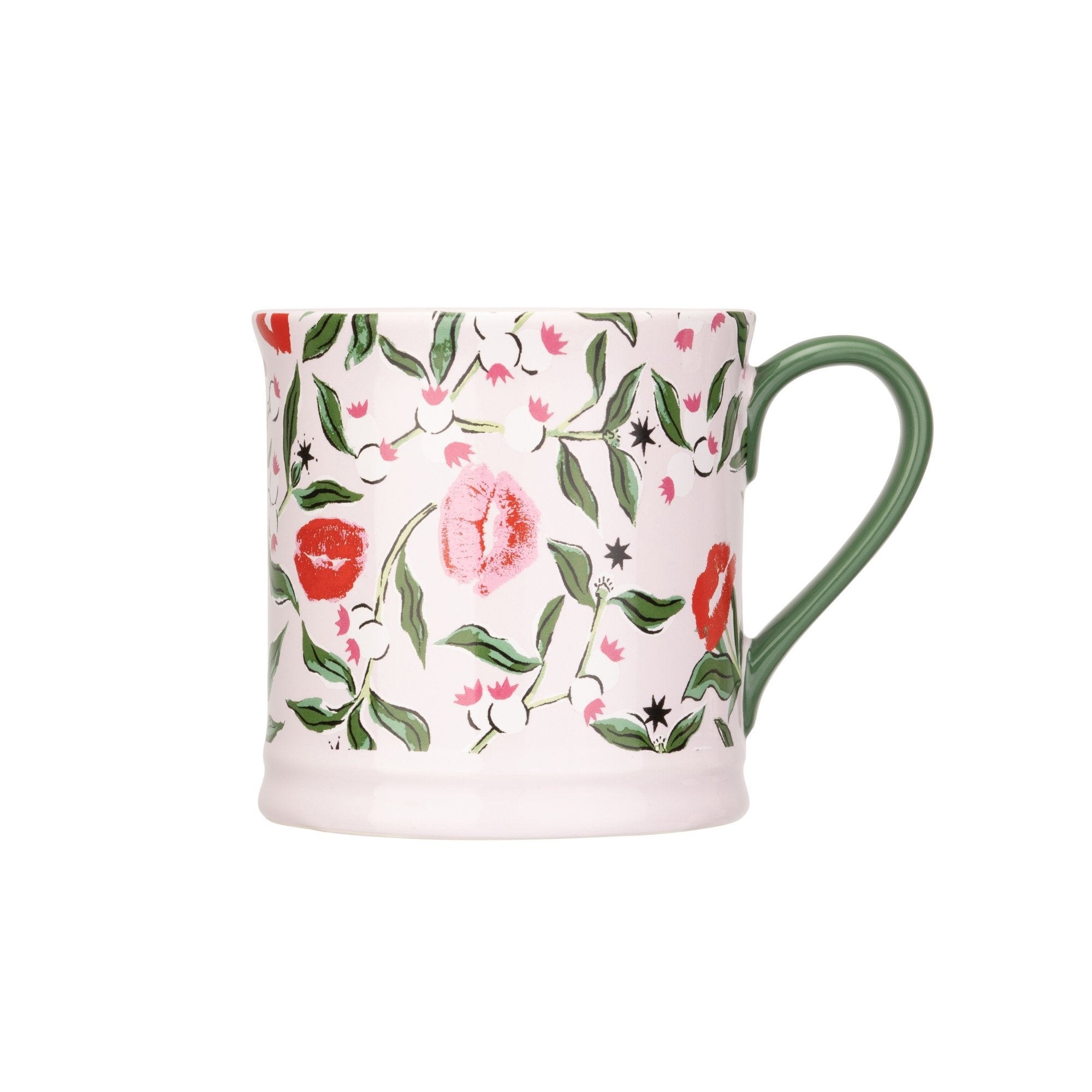 CATH KIDSTON MUG PINK XMAS MISTLETOE