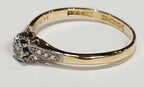 18ct Yellow Gold Diamond Solitaire Ring