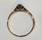 18ct Yellow Gold Diamond Solitaire Ring
