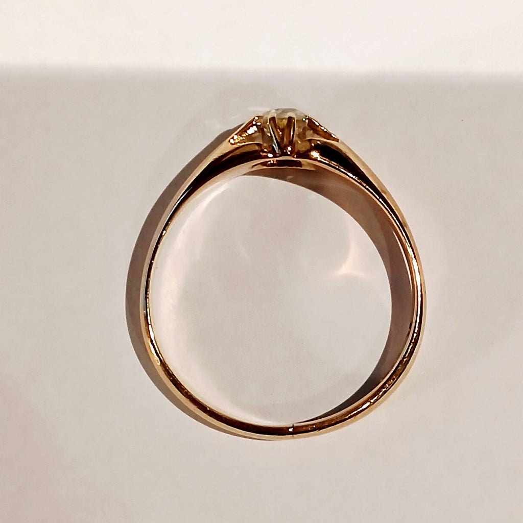 Gents Diamond 6 claw set Ring