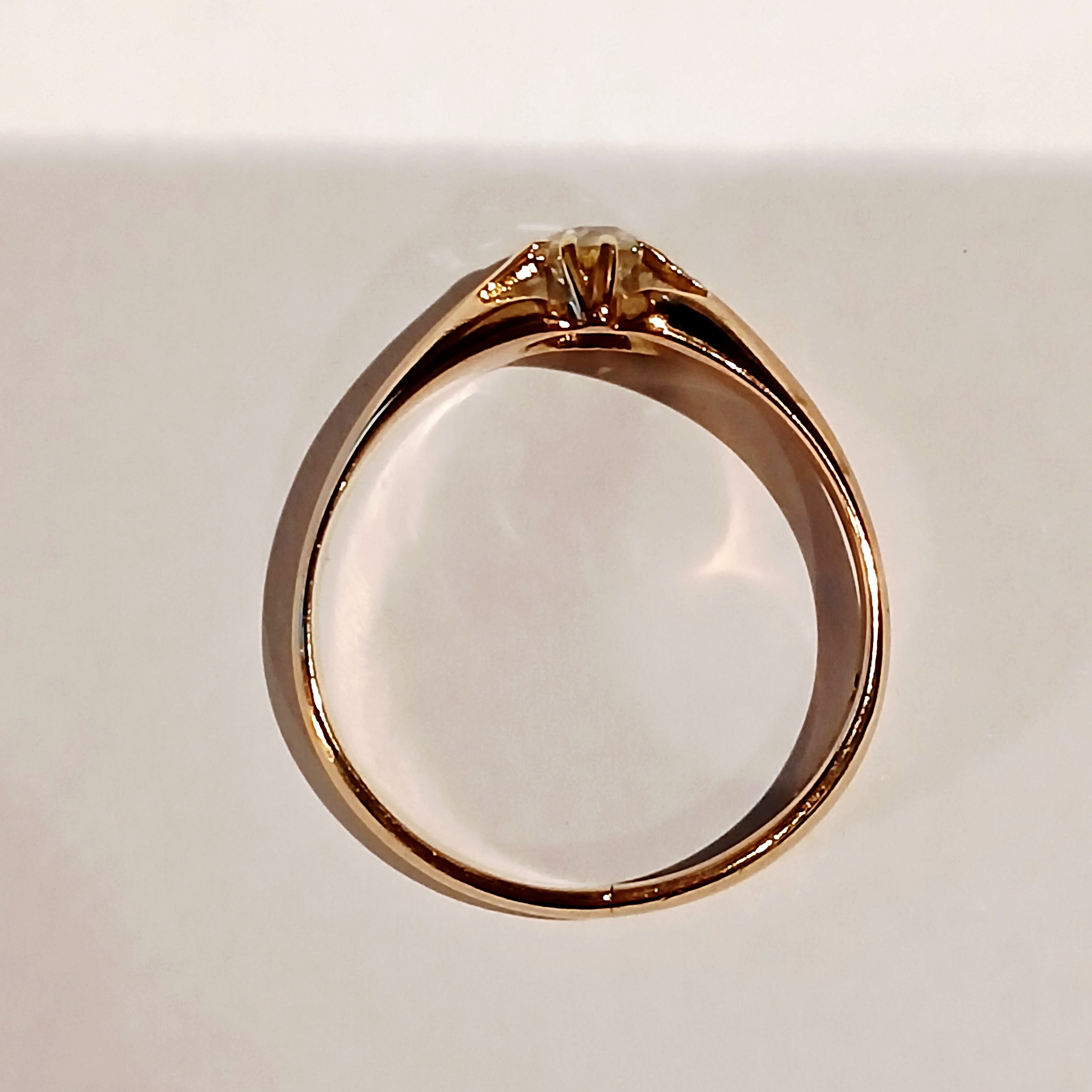 Gents Diamond 6 claw set Ring