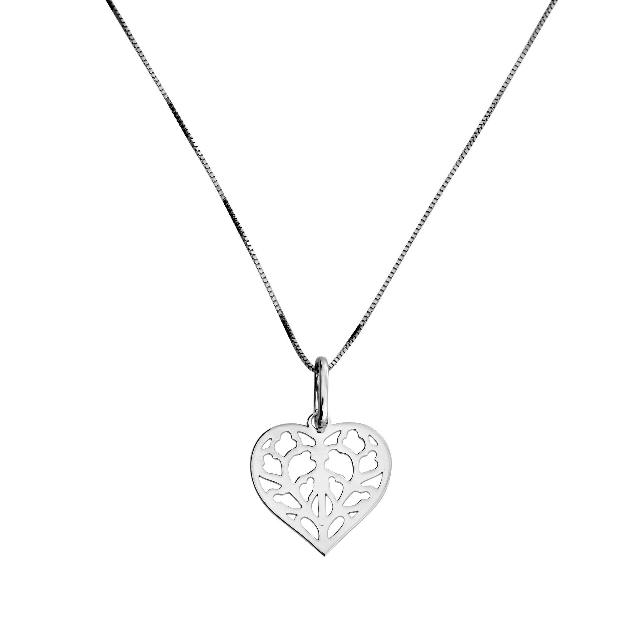 9WG HEART OF YORKSHIRE PENDANT 18" BOX