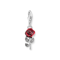 T SABO SILV RED ROSE CHARM