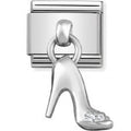 NOM CZ HIGH HEEL SHOE DANGLE - CHARMS