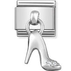 NOM CZ HIGH HEEL SHOE DANGLE - CHARMS