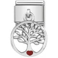 TREE OF LIFE RED HEART DANGLE CHARM