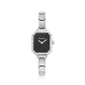 NOM SS RECT BLK DL. CZ PARIS WATCH