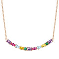 NOM SIL RGP CZ MIXED SHAPE MULTI COLOUR ST. NLET - COLOUR WAVE