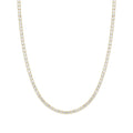 SILV GP WHT CZ TENNIS DROP NLET - CHIC & CH.