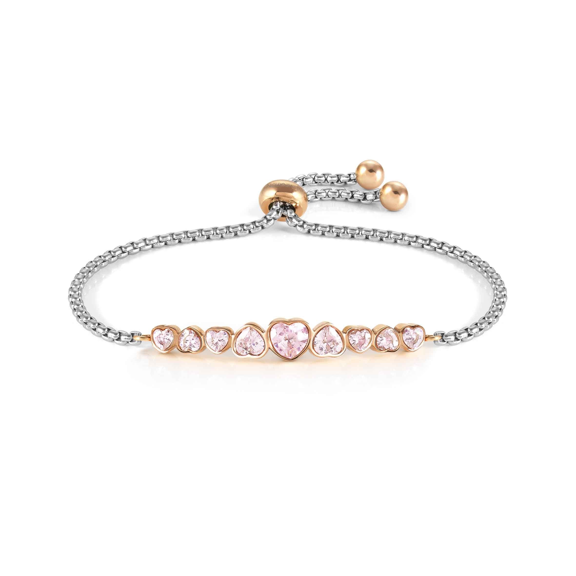 SS RGP MILLELUCI PINK HEART CZ BLET