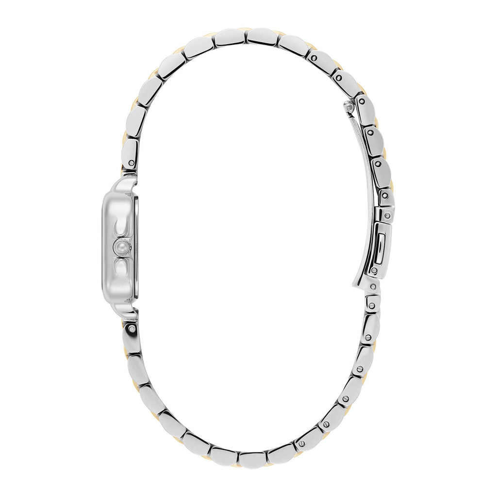 LDS SS GP OLIVIA BURTON SQ WHT SILV CZ NORTH STAR GROSVENOR BW