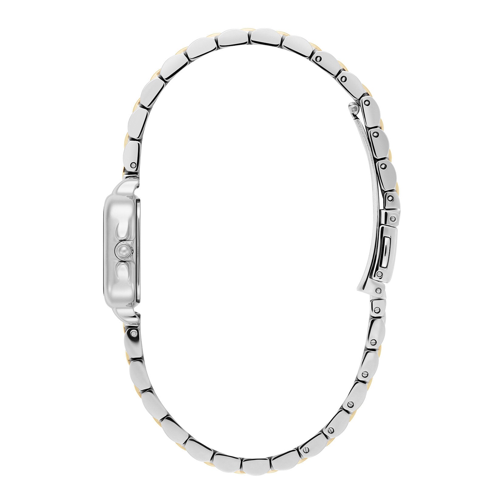 LDS SS GP OLIVIA BURTON SQ WHT SILV CZ NORTH STAR GROSVENOR BW