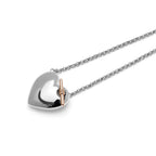 SS SILV CLASSIC KNOT HEART PEND & CHAIN