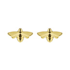 BRASS SS GP SIGNATURE HONEY BEE EARRINGS