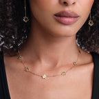 Forget Me Not Floral Gold Plated Necklace by Olivia Burton