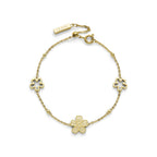 Forget Me Not Floral Gold Plated Bracelet by Olivia Burton