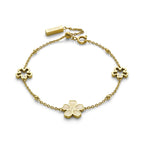 Forget Me Not Floral Gold Plated Bracelet by Olivia Burton