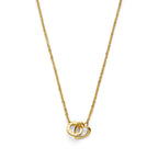 Kindred Interlink Heart Gold Plated Necklace by Olivia Burton