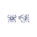 SILV ZIRC DIAMONFIRE 1.00CT SOLITAIRE 4 CLW STUD EARRING