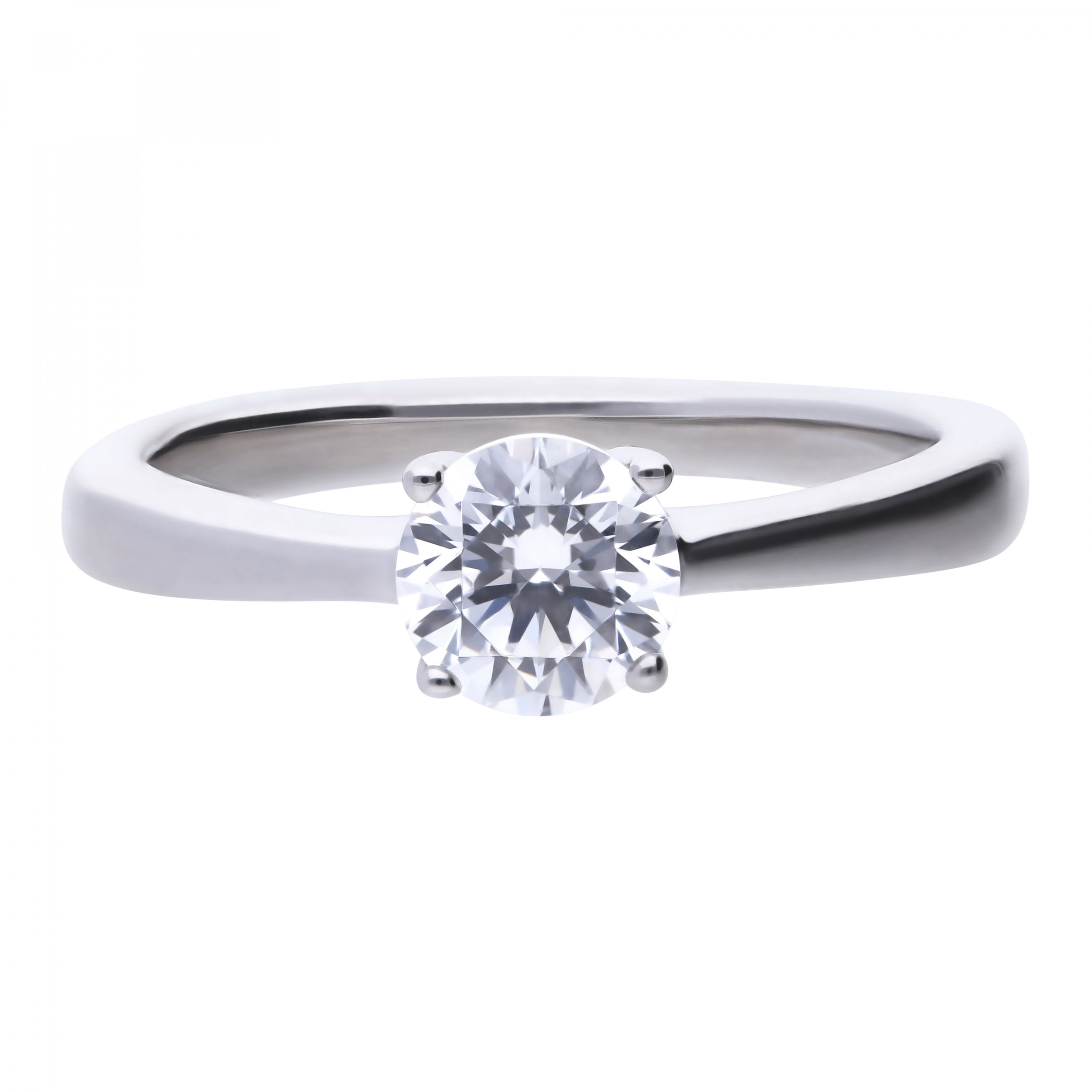 SILV ZIRC DIAMONFIRE 1.0CT SOLITAIRE