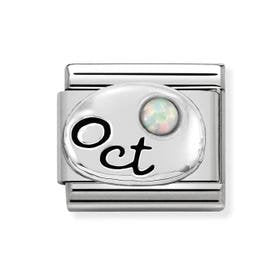 NOM OPAL OCTOBER BIRTHSTONE SILV SH - SYMBOLS