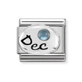 NOM BLUE TOPAZ DECEMBER BIRTHSTONE SILV SH