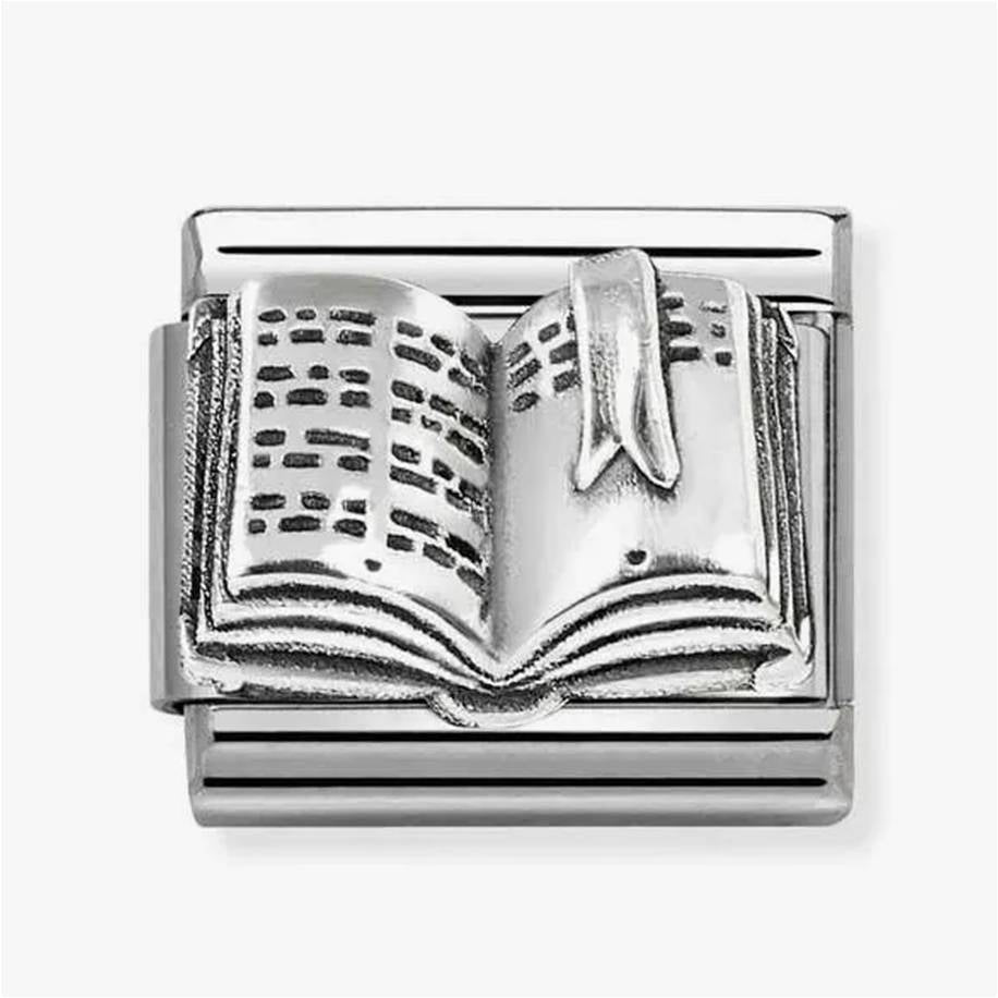 330101/85 NOM Relief Open Book SILV SHINE - OXID SYMBOLS