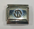 330199/02 NOMINATION LOGO SILVER LINK CLASSIC SIZE