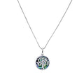 SILV TREE OF LIFE RP ABALONE RND PEND