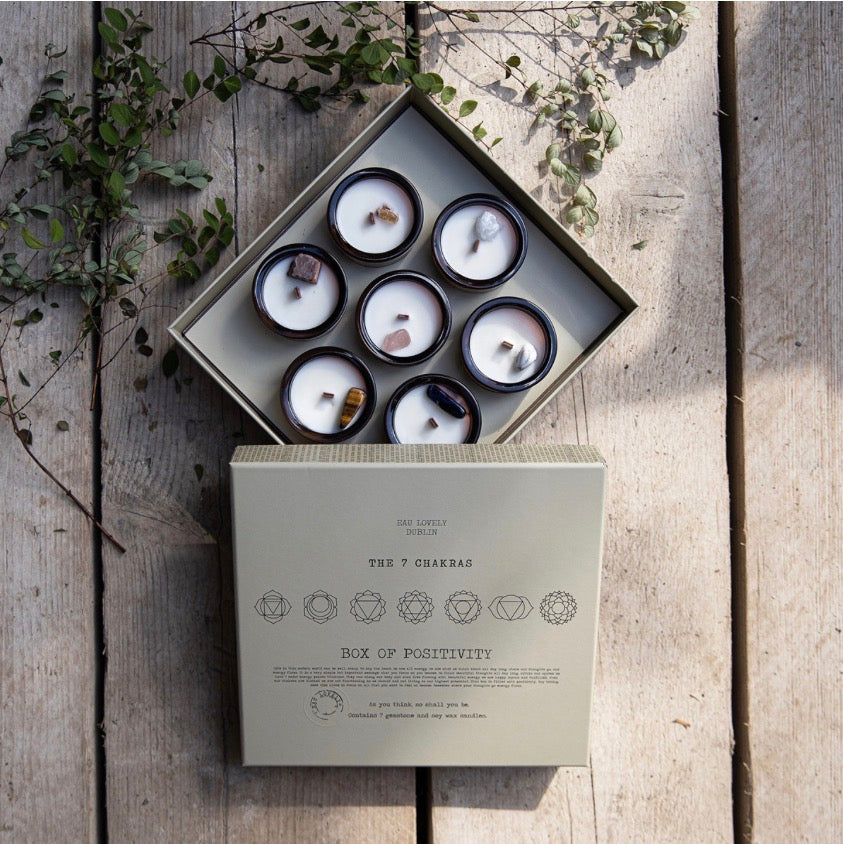 EAU SO 7 CANDLES CHAKRAS BOX OF POSITIVITY