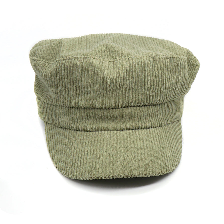 SAGE CORDUROY BAKER BOY HAT