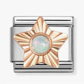 Nomination Rose Gold Star Opal Charm
