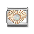 430516/07 NOM WHT OPAL - DC HEART STONES