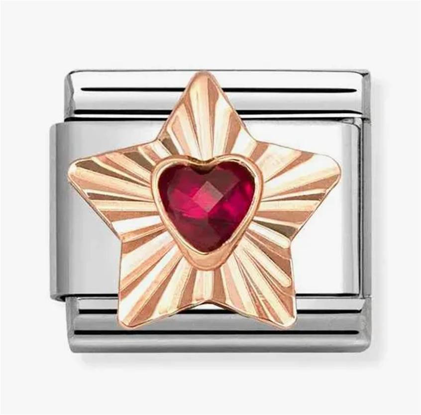 NOM RED HEART CZ - DC STAR STONES