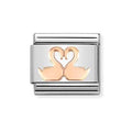 NOM SWAN HEARTS ROSE GOLD - SYMBOLS