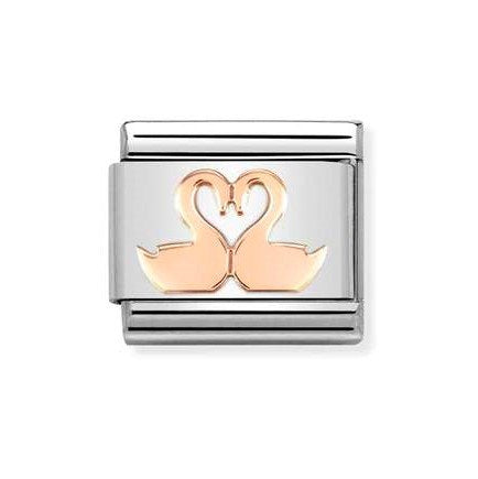 NOM SWAN HEARTS ROSE GOLD - SYMBOLS