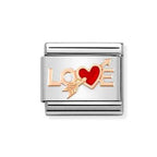 NOM ROSE LOVE HEART ARROW ENAMEL - SYMBOLS