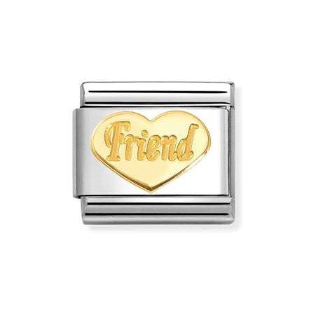 NOM GOLD FRIEND HEART - SYMBOLS