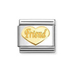 NOM GOLD FRIEND HEART - SYMBOLS