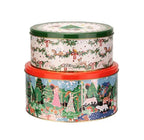 CATH KIDSTON CHRISTMAS 2 PIECE CAKE TIN SET