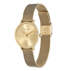 LDS GP OLIVIA B RND CHAMP BEE 28MM DL MESH BW