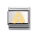 LETTER A GOLD NOM CHARM