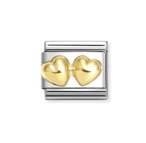 NOM DOUBLE ROUNDED HEARTS LOVE