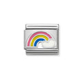 NOM RAINBOW HEART SILV SHINE - SYMBOLS